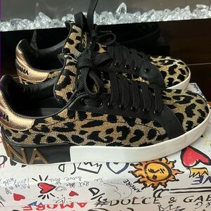 Dolce & Gabbana Portofino Sneakers Cheetah